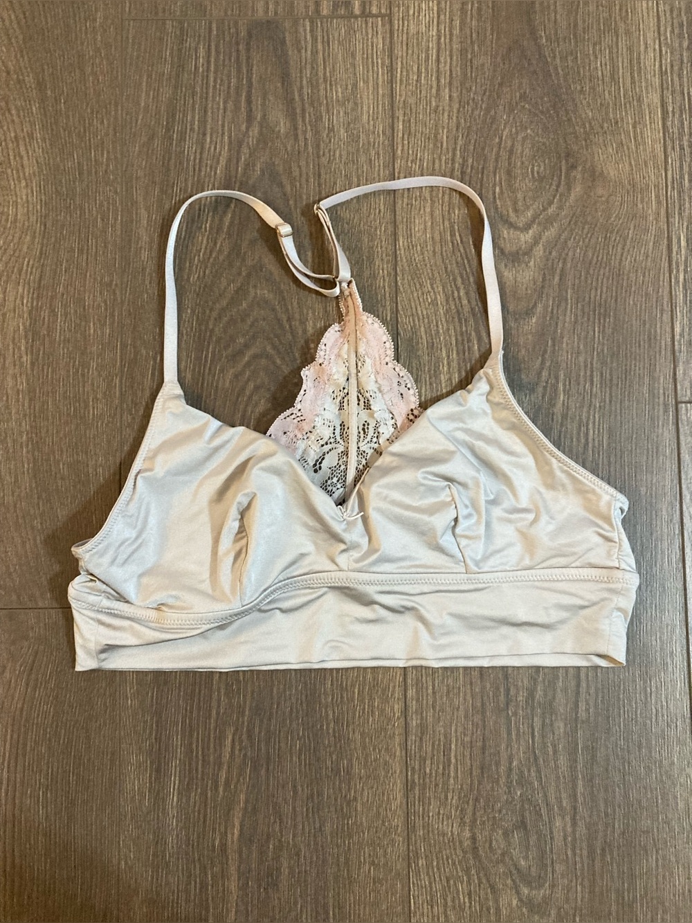 Aerie Light Grey Wireless Bralette Super Soft Size Medium